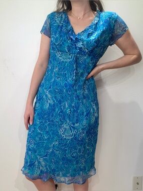 Vintage Boho Silk Fairy Dress